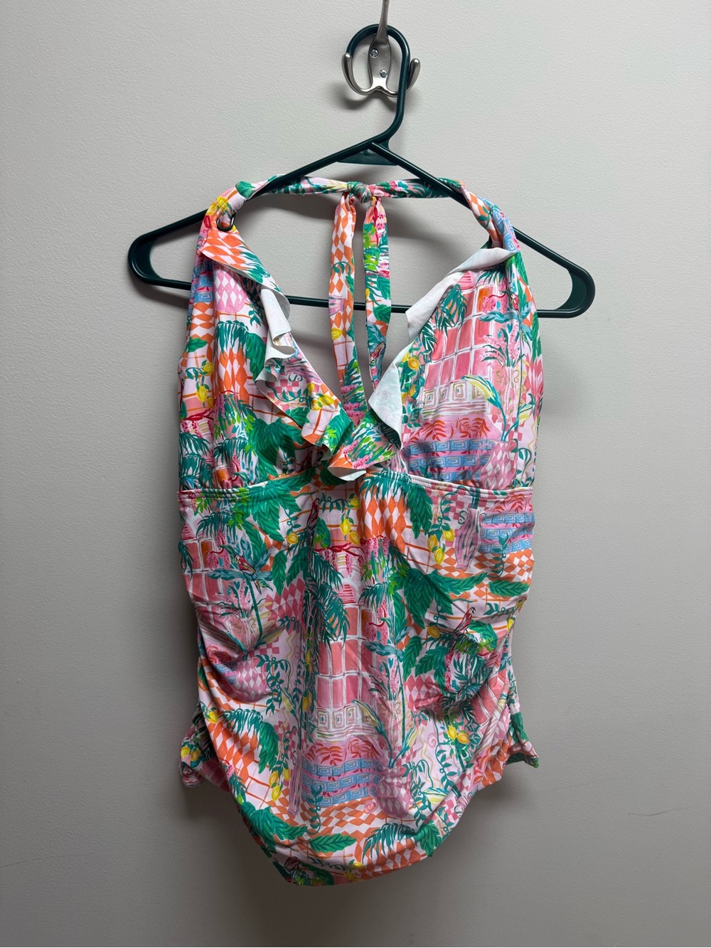 NWT Underwire Tankini Halter Swim Top